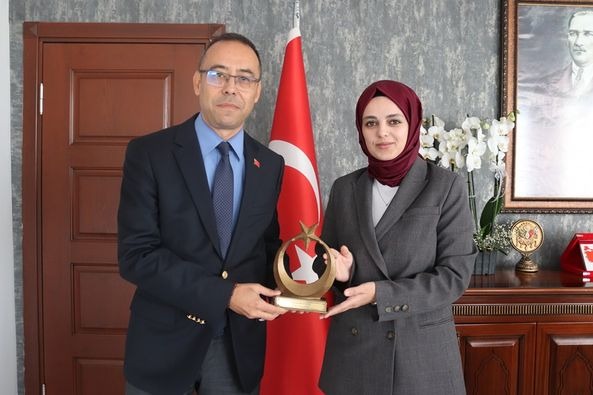 KAYMAKAM BAYGUŞ, MÜDÜR GÜRER'İ AĞIRLADI