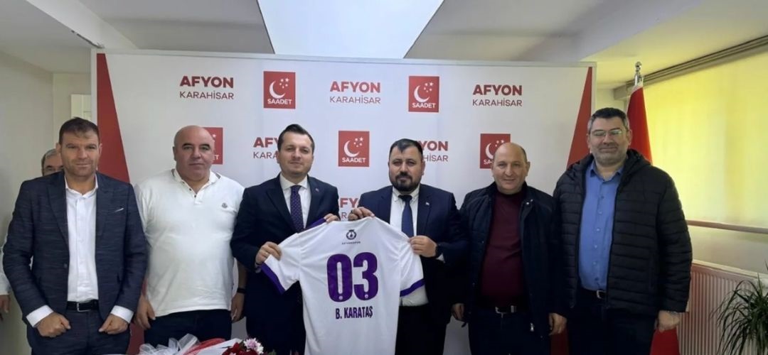 Afyonspor Başkanı Mevlüt Akkuş'tan Saadet Partisi'ne Ziyaret