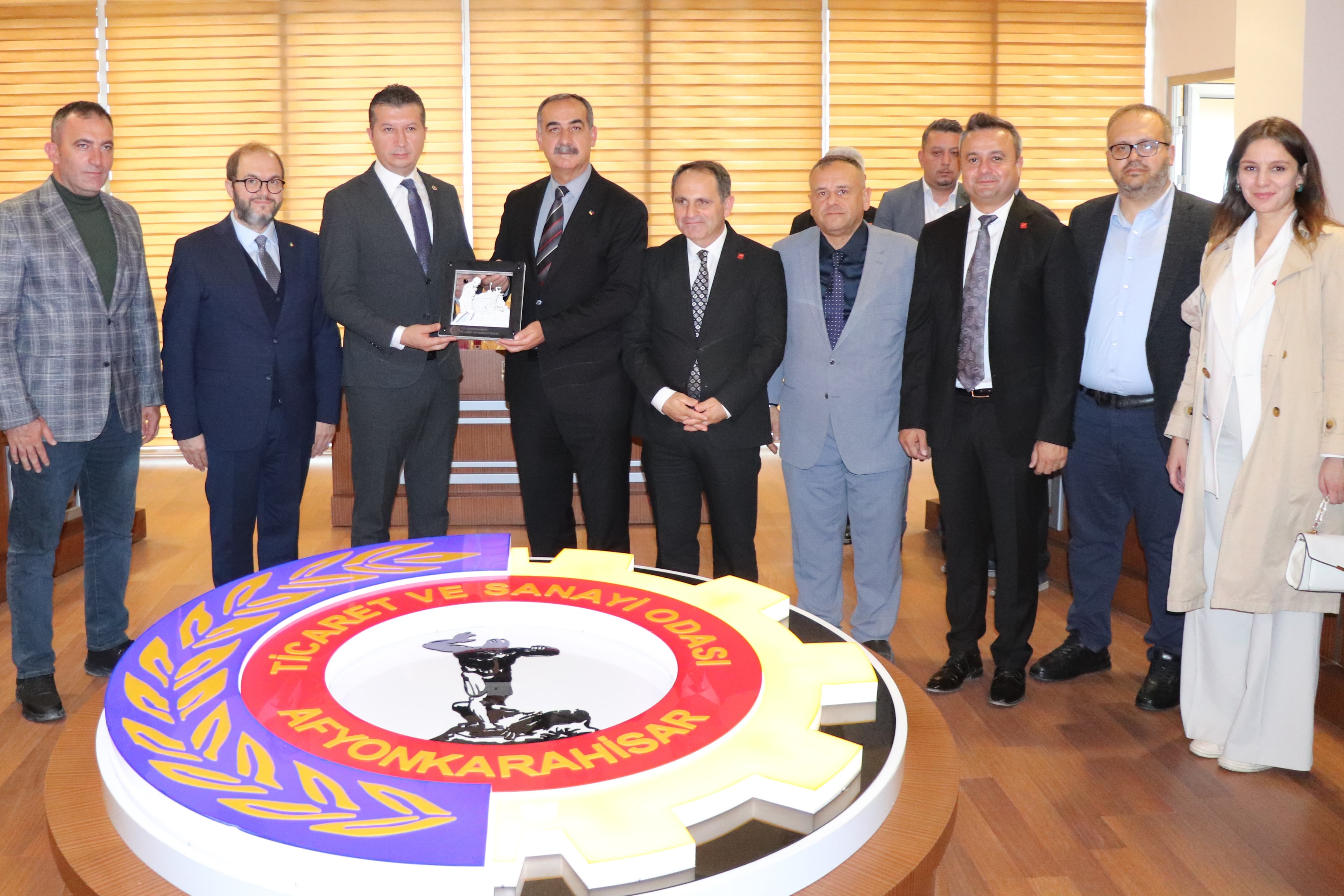 CHP Heyeti ATSO'yu Ziyaret Etti