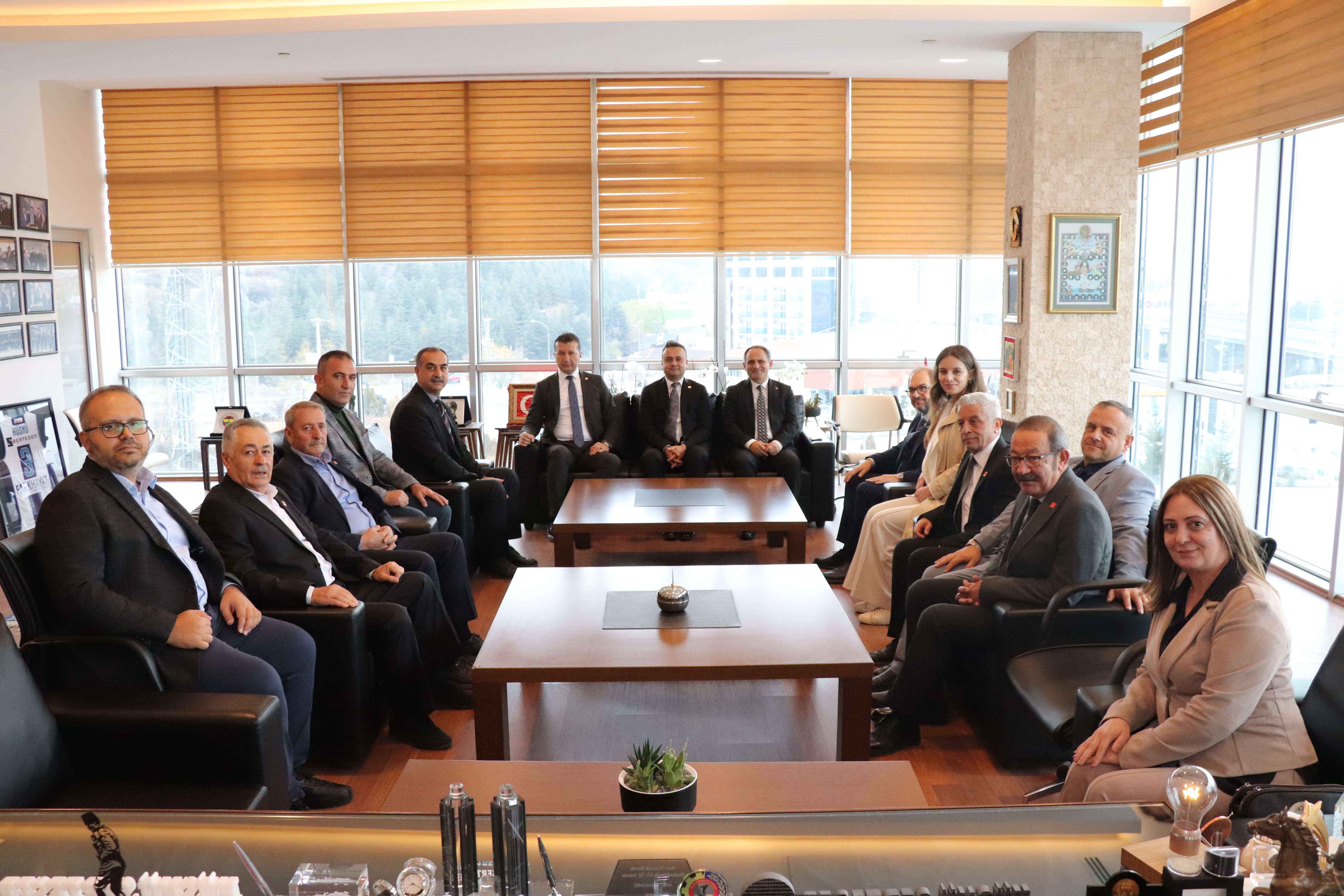 CHP Heyeti ATSO'yu Ziyaret Etti