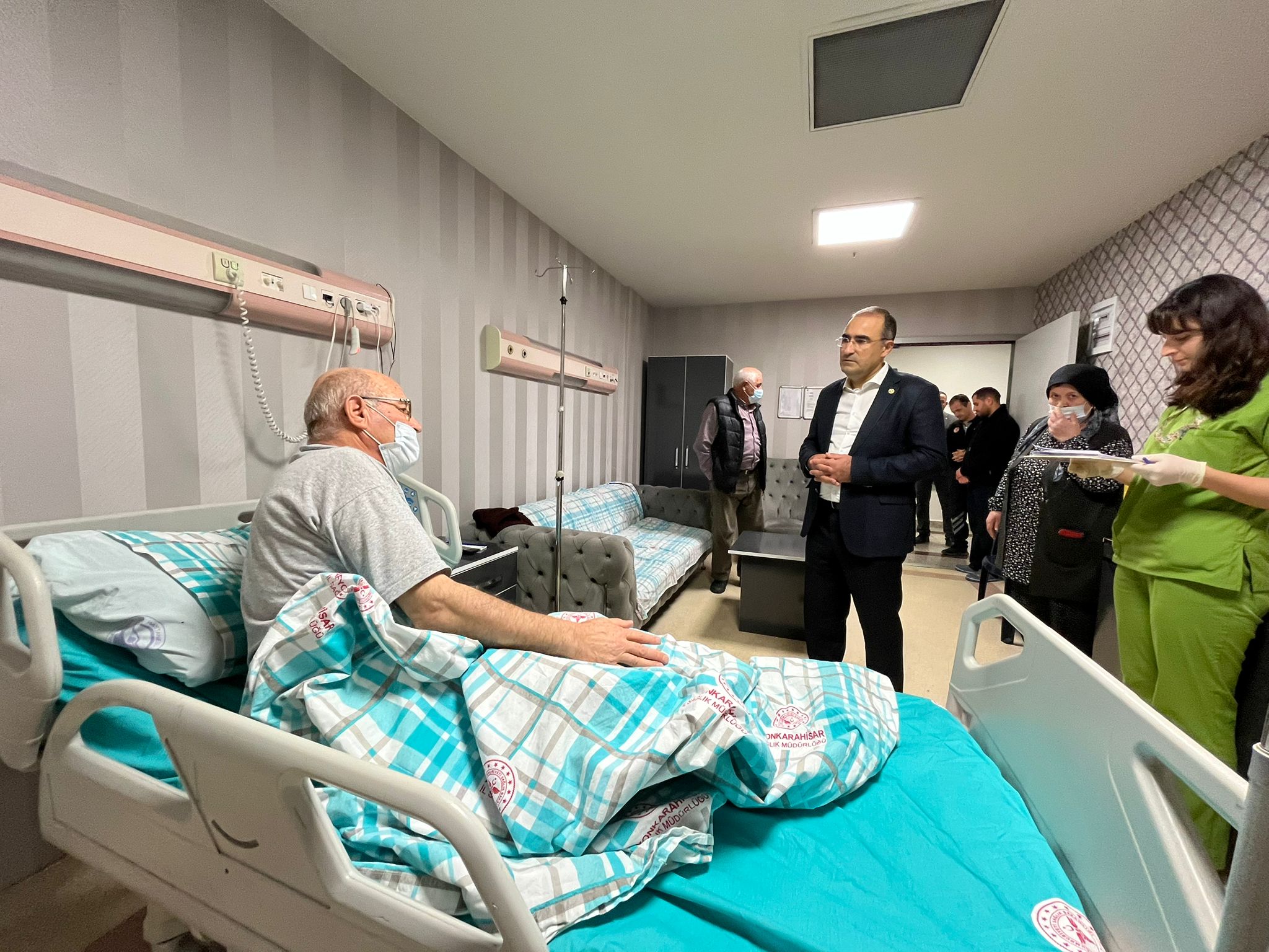 Milletvekili Dr. Arslan’dan Gece Yarısı Hastane Ziyareti