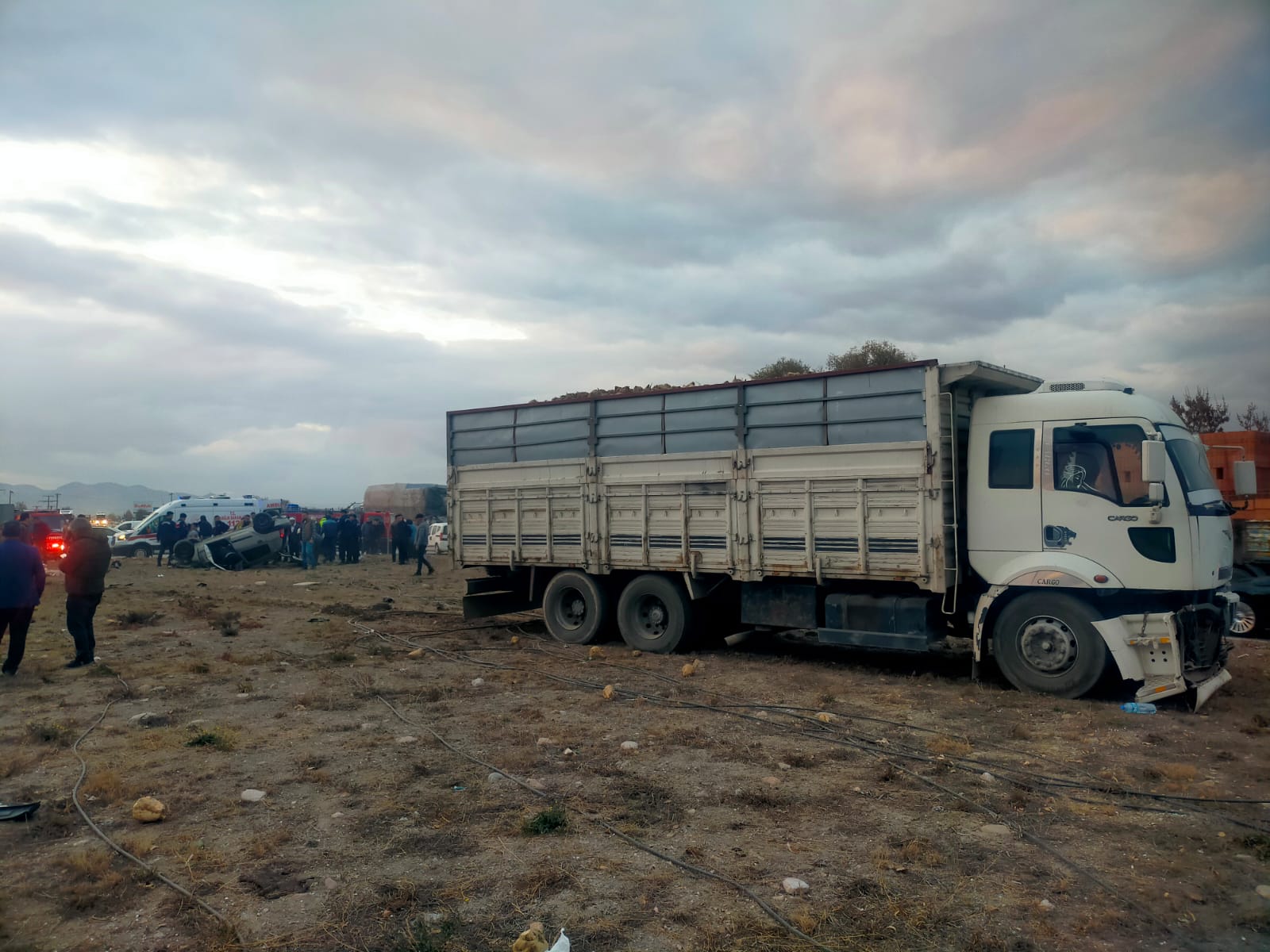 Afyonkarahisar'da Feci Kazada Ağır Yaralanan Sürücü Hayatını Kaybetti