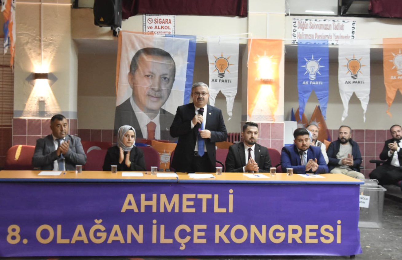 Milletvekili Yurdunuseven, AK Parti Ahmetli Kongresi'nde Görev Aldı