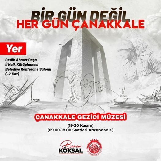 ÇANAKKALE GEZİCİ MÜZESİ AÇILIYOR