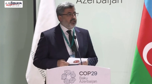 MİLLETVEKİLİ ÖZKAYA, BM İKLİM DEĞİŞİKLİĞİ KONFERANSINDA KONUŞTU