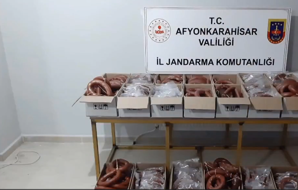 Afyonkarahisar'da 214 Kilo Bozulmuş Sucuk Ele Geçirildi, 146 Bin TL Ceza Kesildi