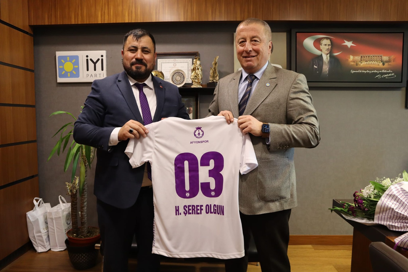 MİLLETVEKİLİ OLGUN, BAŞKAN AKKUŞ VE YÖNETİMİNİ AĞIRLADI