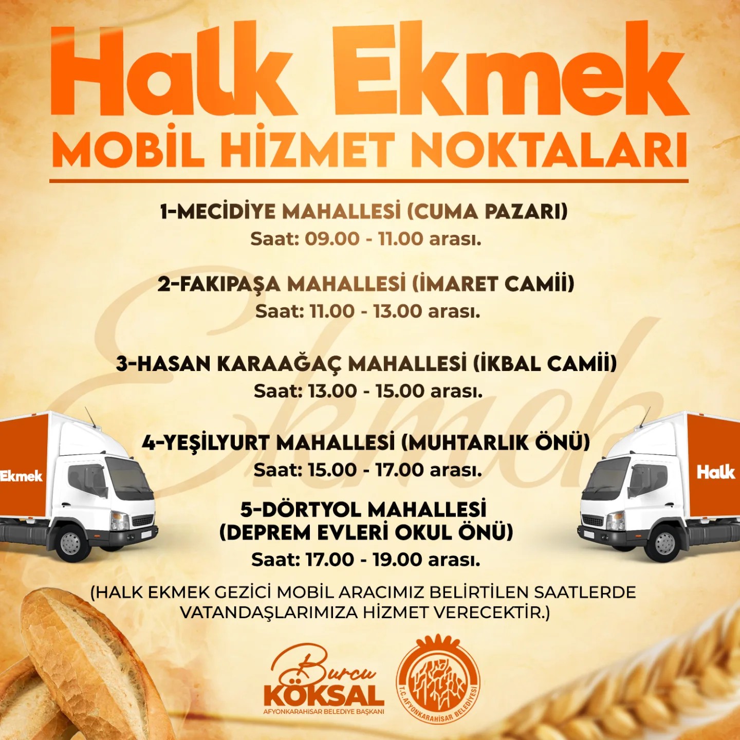Afyonkarahisar Belediyesi'nden Yeni Hizmet