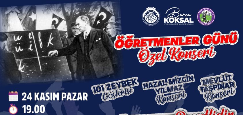 Afyonkarahisar Öğretmenler Gününü Coşkuyla Kutlayacak