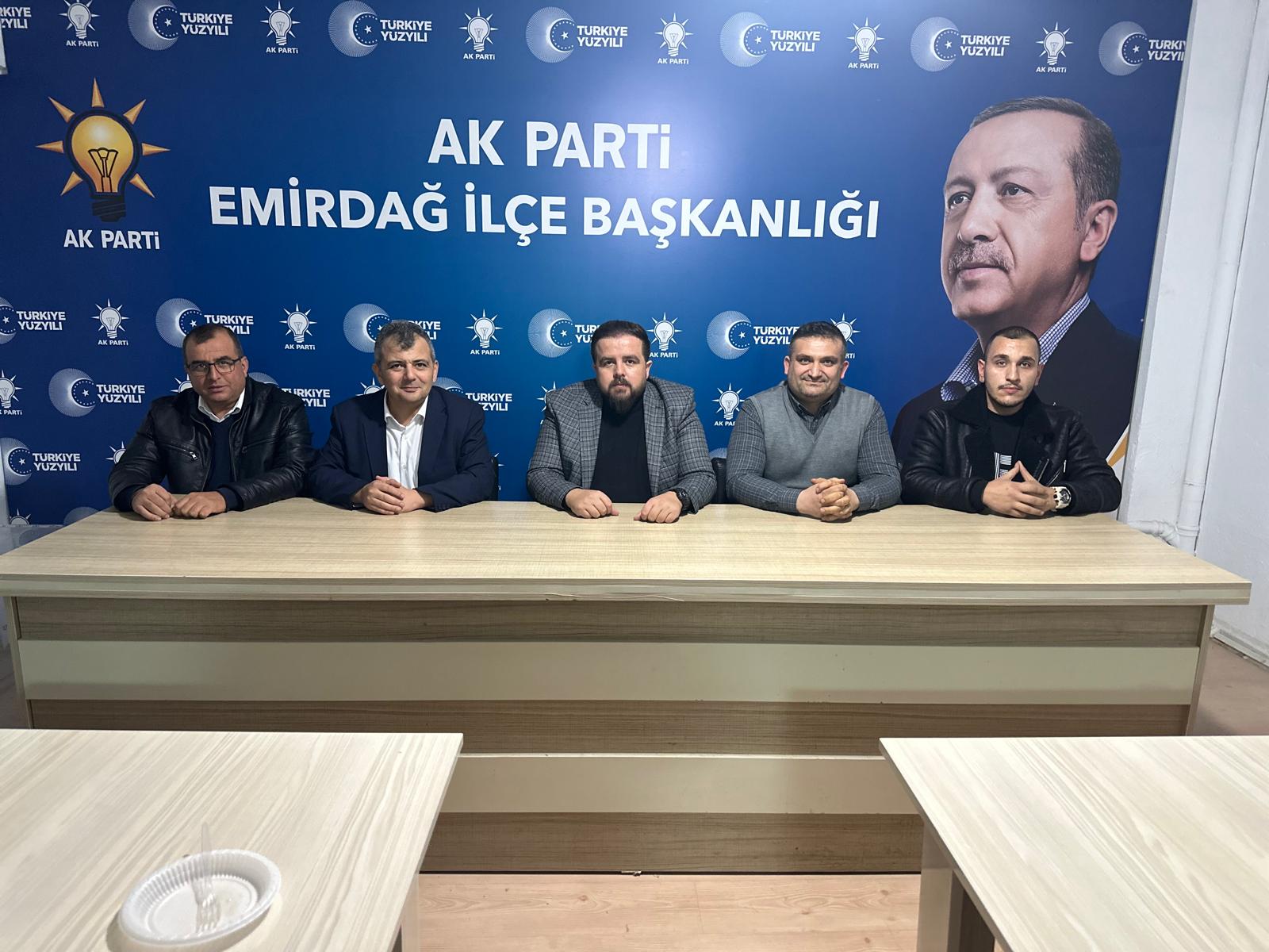 Başkan Koyuncu’dan Ak Parti İlçe Başkanlığına İade-İ Ziyaret