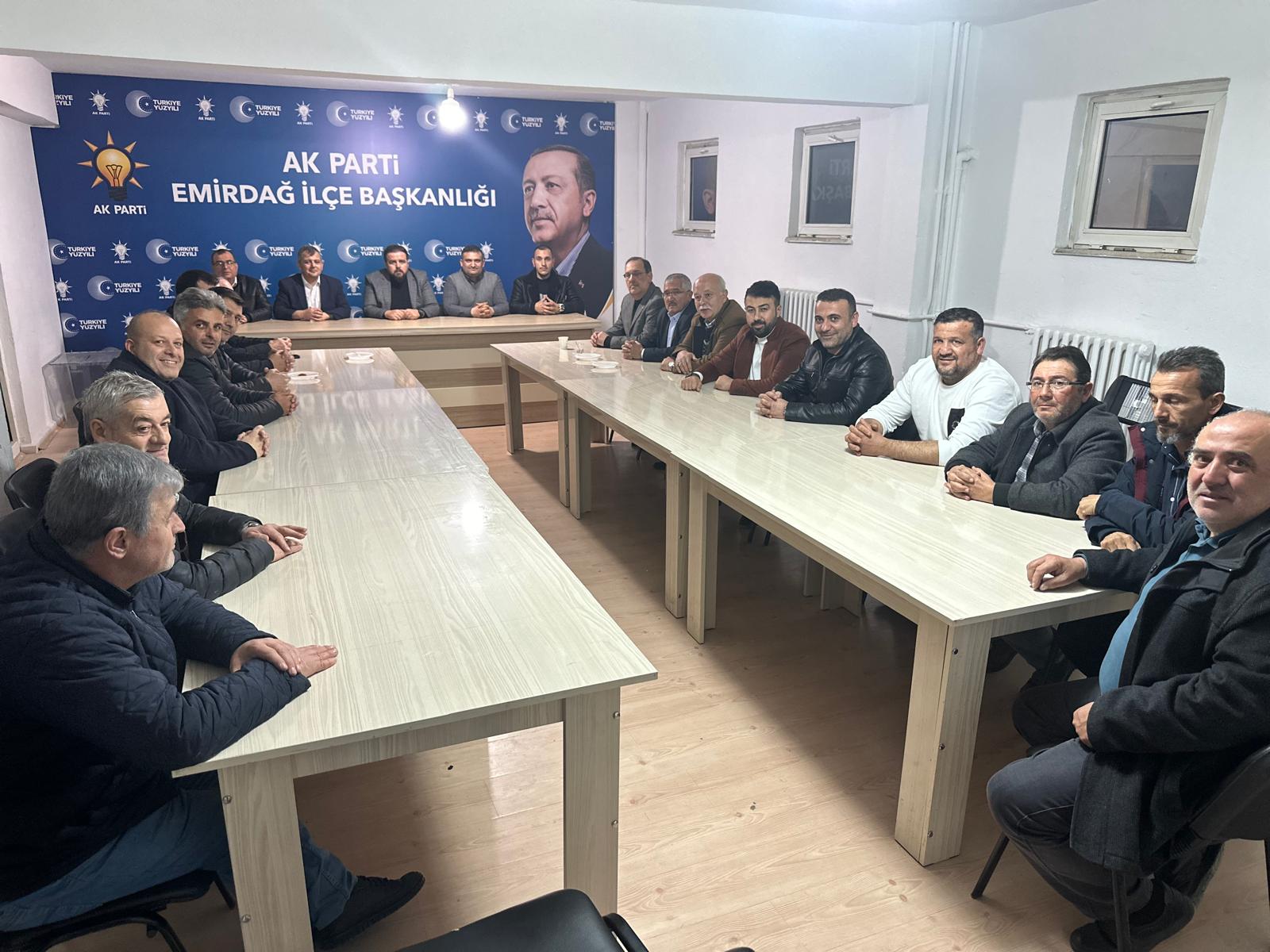Başkan Koyuncu’dan Ak Parti İlçe Başkanlığına İade-İ Ziyaret