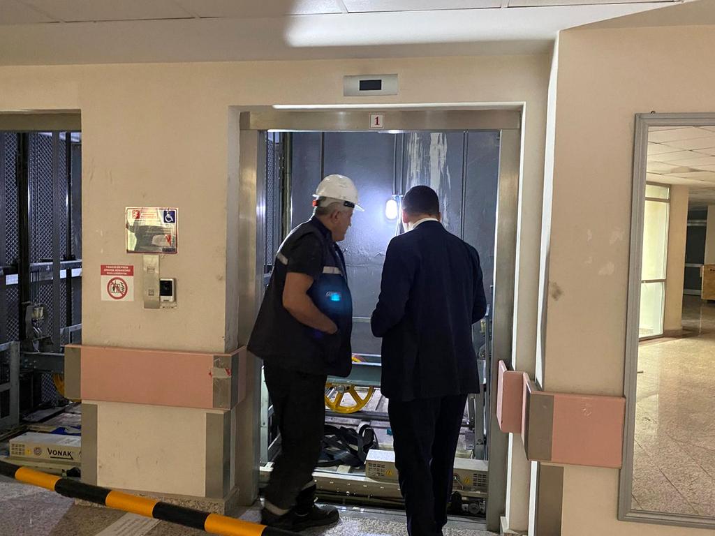 Afyonkarahisar Devlet Hastanesi'nde Asansör Yenileme ve Bakım Çalışmaları Başladı