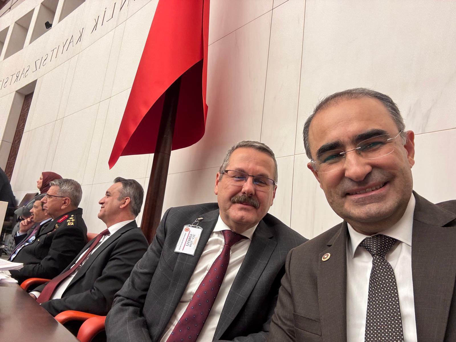 Arslan, Emniyet Genel Müdür Yardımcısı Hemşerimiz Baştürk İle Tbmm’de Bir Araya Geldi