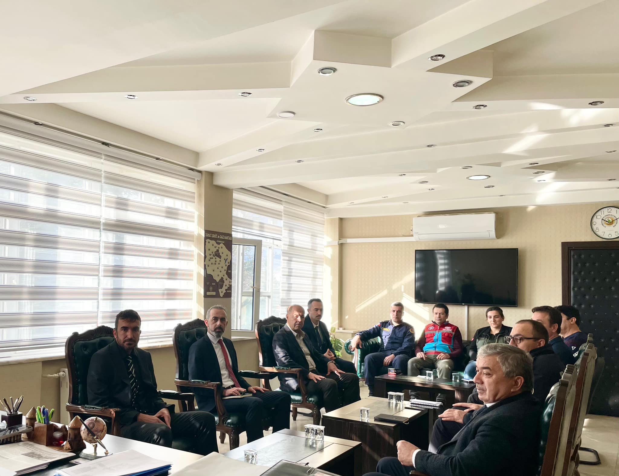 Kaymakam Eser Başkanlığında Kış Tedbirleri Toplantısı Yapıldı