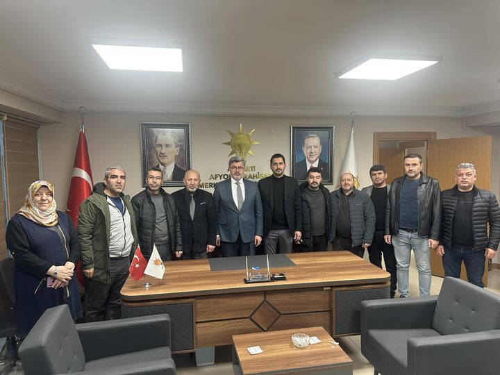 Milletvekili Özkaya, Ak Parti Merkez İlçe Başkanı Mumyakmaz’ı Ziyaret Etti