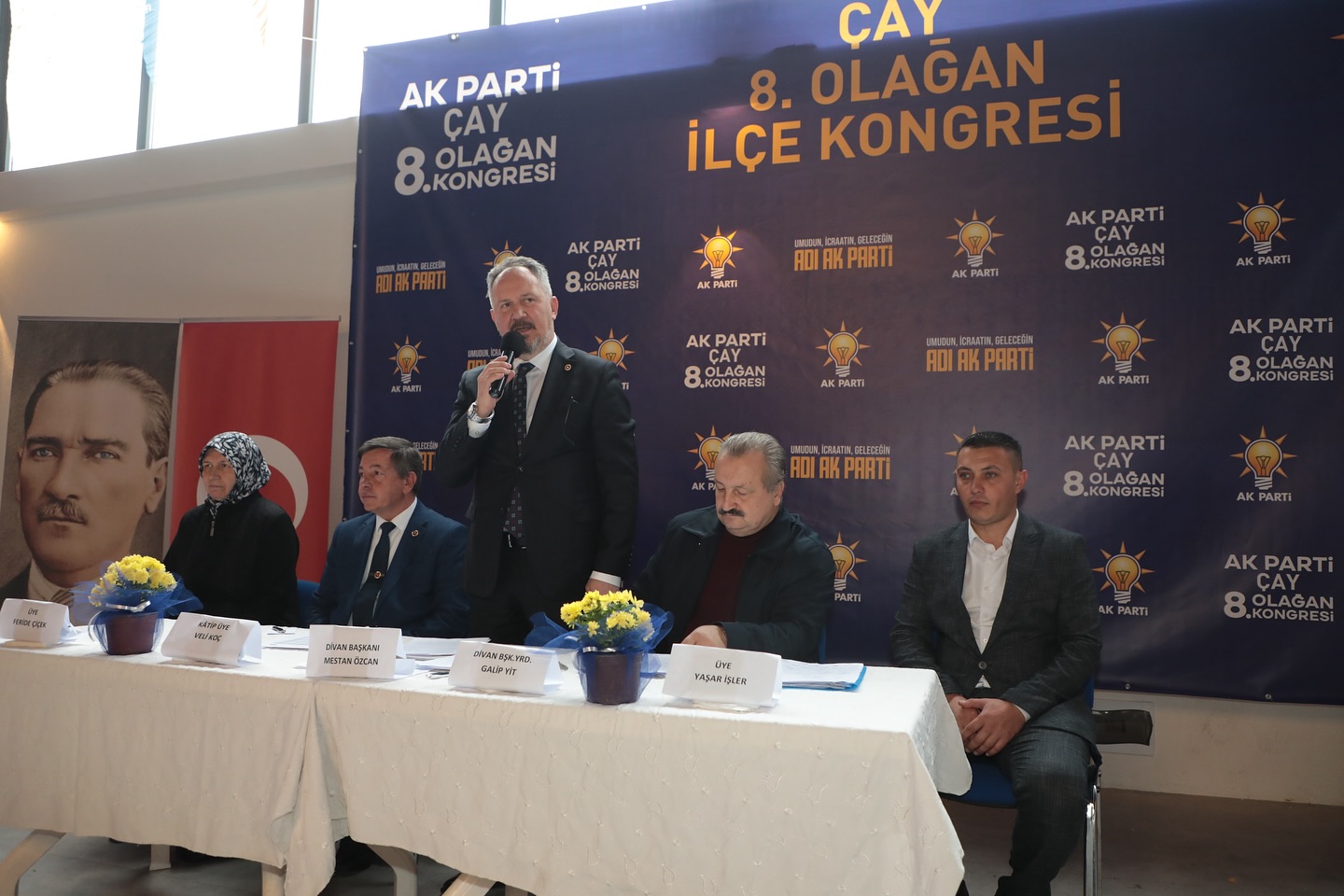 AK PARTİ ÇAY İLÇE TEŞKİLATINDA GÖREV DEĞİŞİMİ