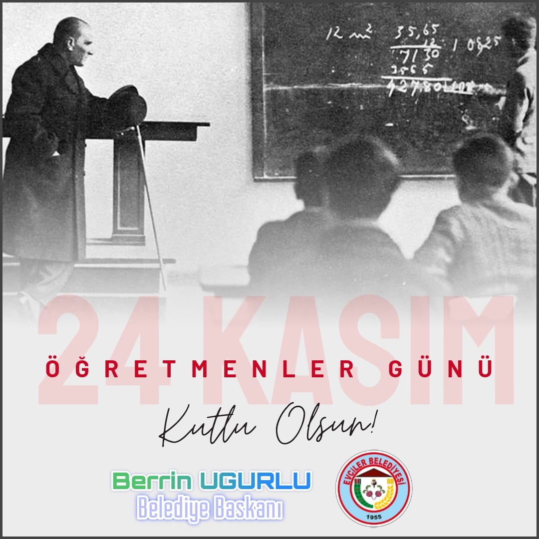 EVCİLER BELEDİYESİ ÖĞRETMENLER GÜNÜNÜ KUTLADI