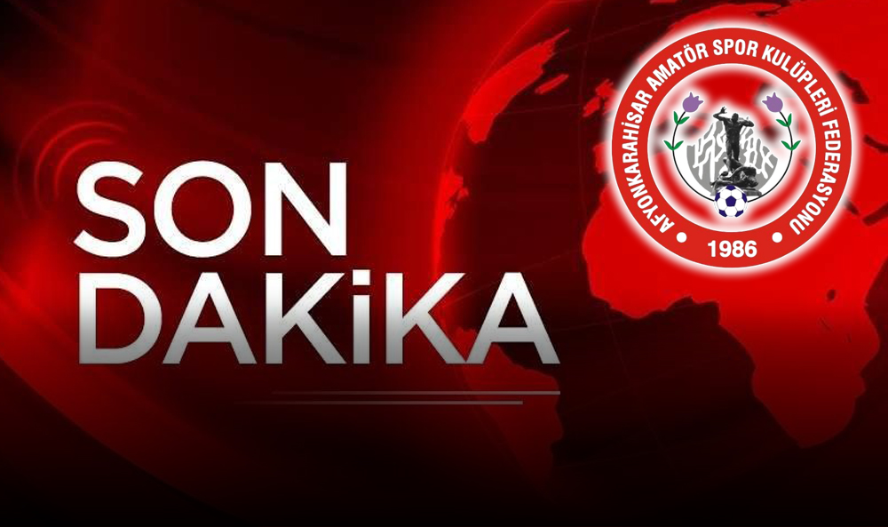 ASKF açıkladı...Afyon'da bugün oynanacak tüm maçlar ertelendi!
