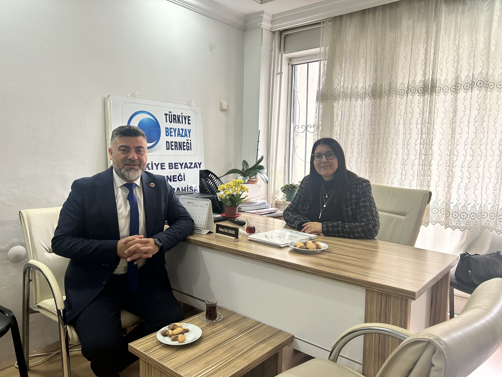 Başkan Kavas Başkan Uygur’u Ağırladı