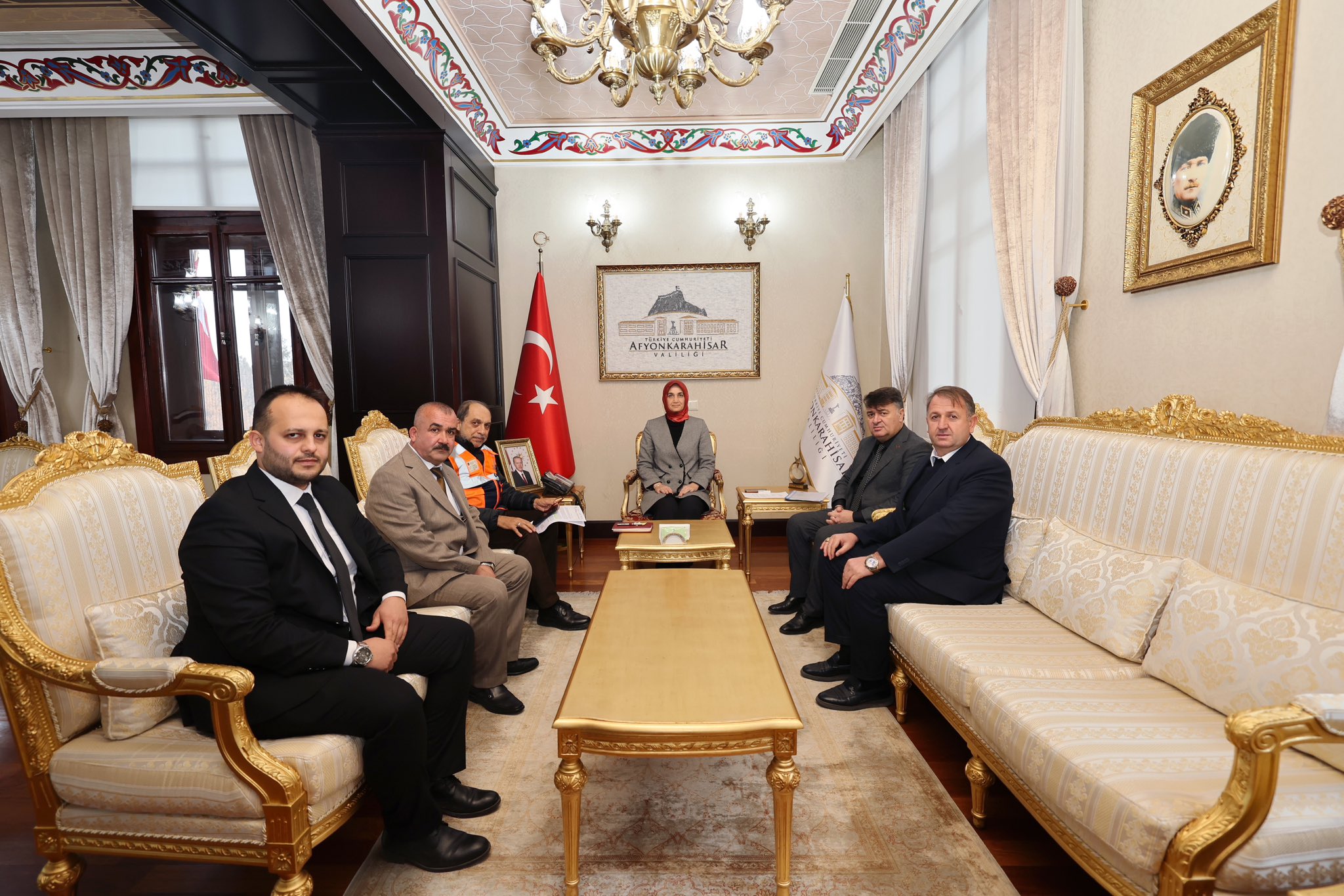 Şoförler Odası ve Kamyoncular Derneği Heyeti’nden, Vali Yiğitbaşı’na Ziyaret