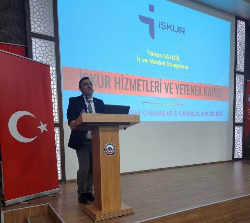 İŞKUR HİZMETLERİ VE YETENEK KAPISI BİLGİLENDİRME ETKİNLİĞİ GERÇEKLEŞTİ