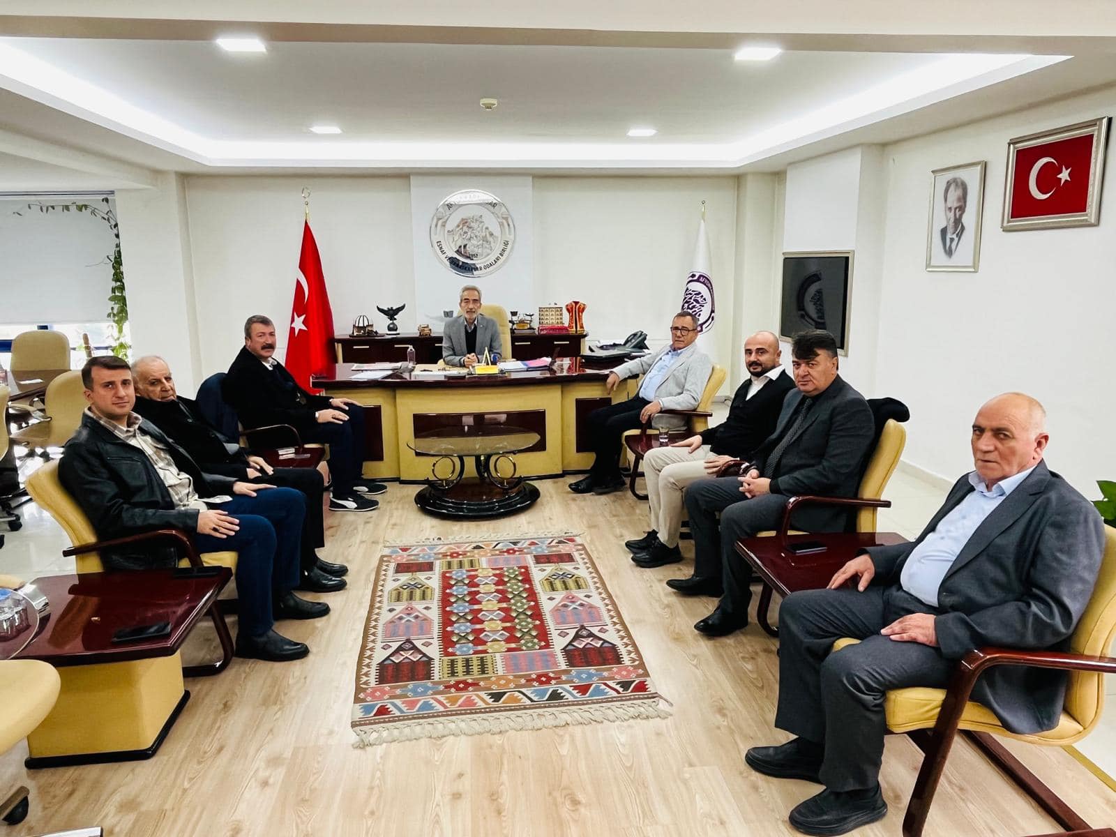 Afyonkarahisar ESOB’da Buluşma Başkan Üstün, Yıldırım’ı Ağırladı