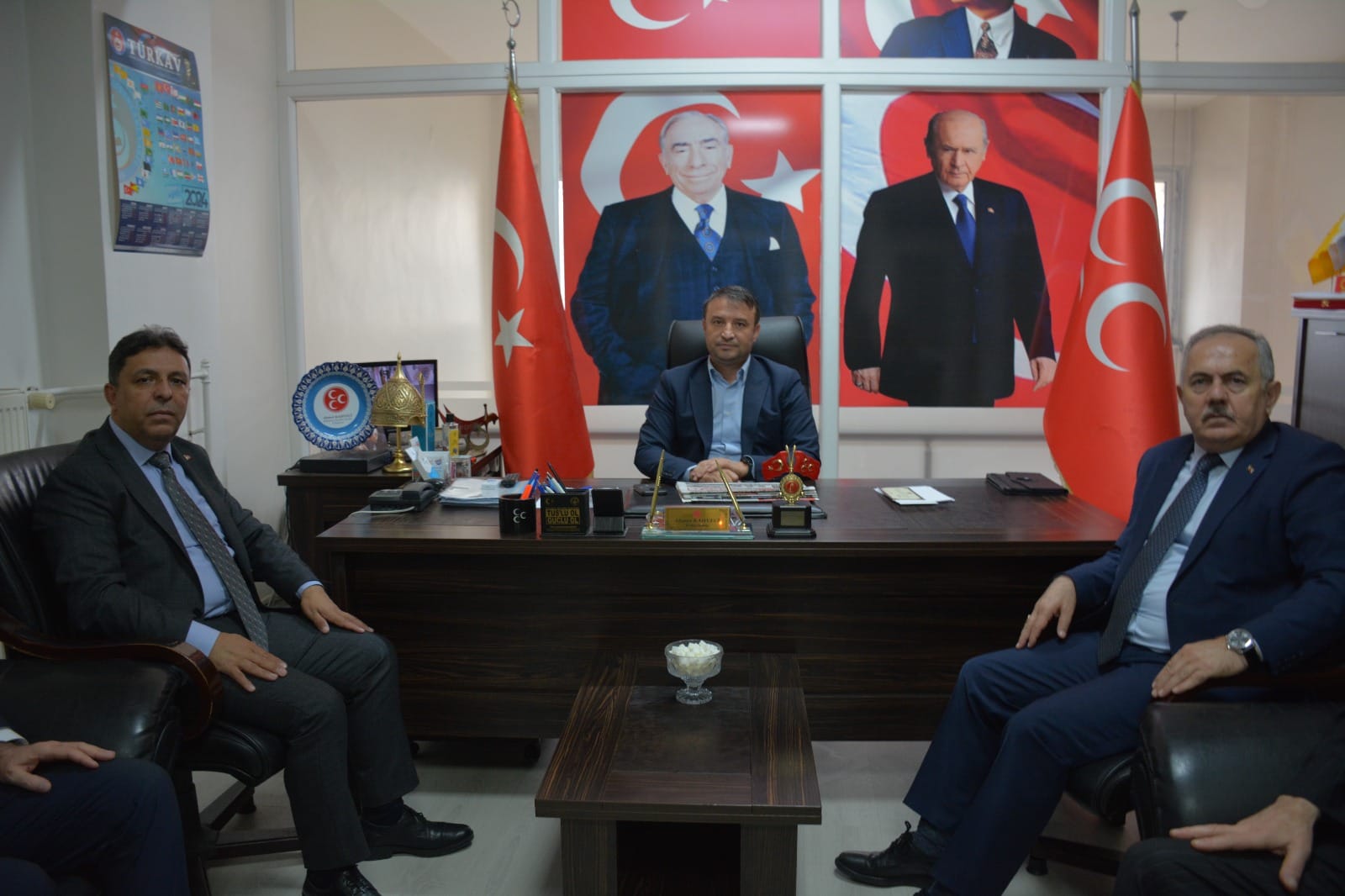 Türk Büro-Sen'den MHP’li Kahveci’ye Ziyaret