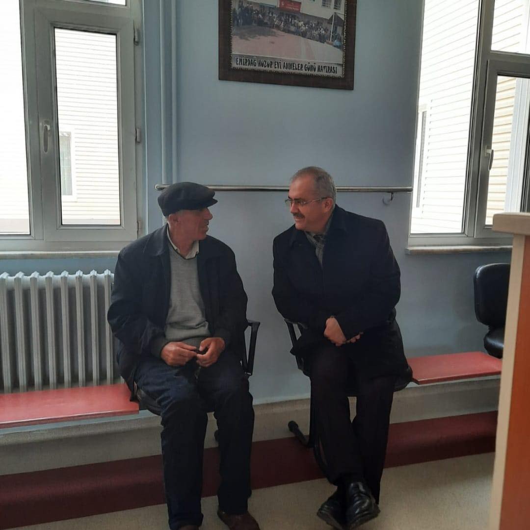 MÜDÜR ERDOĞAN, HUZUREVLERİNİ DENETLEDİ
