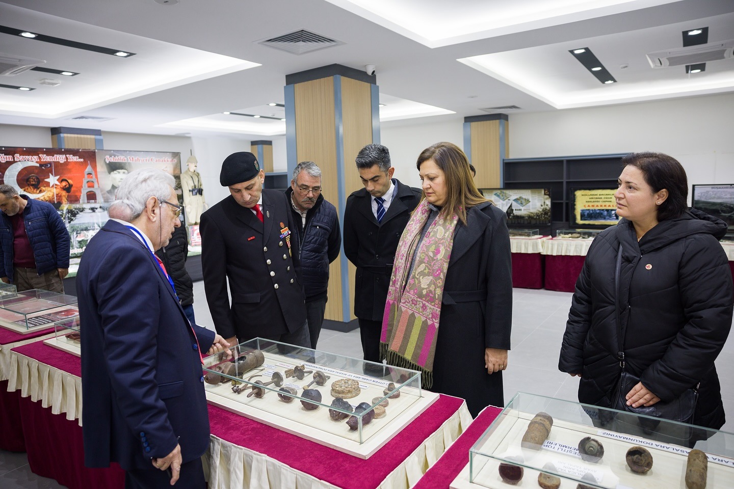 BAŞKAN KÖKSAL, GEZİCİ ÇANAKKALE MÜZESİ'Nİ ZİYARET ETTİ