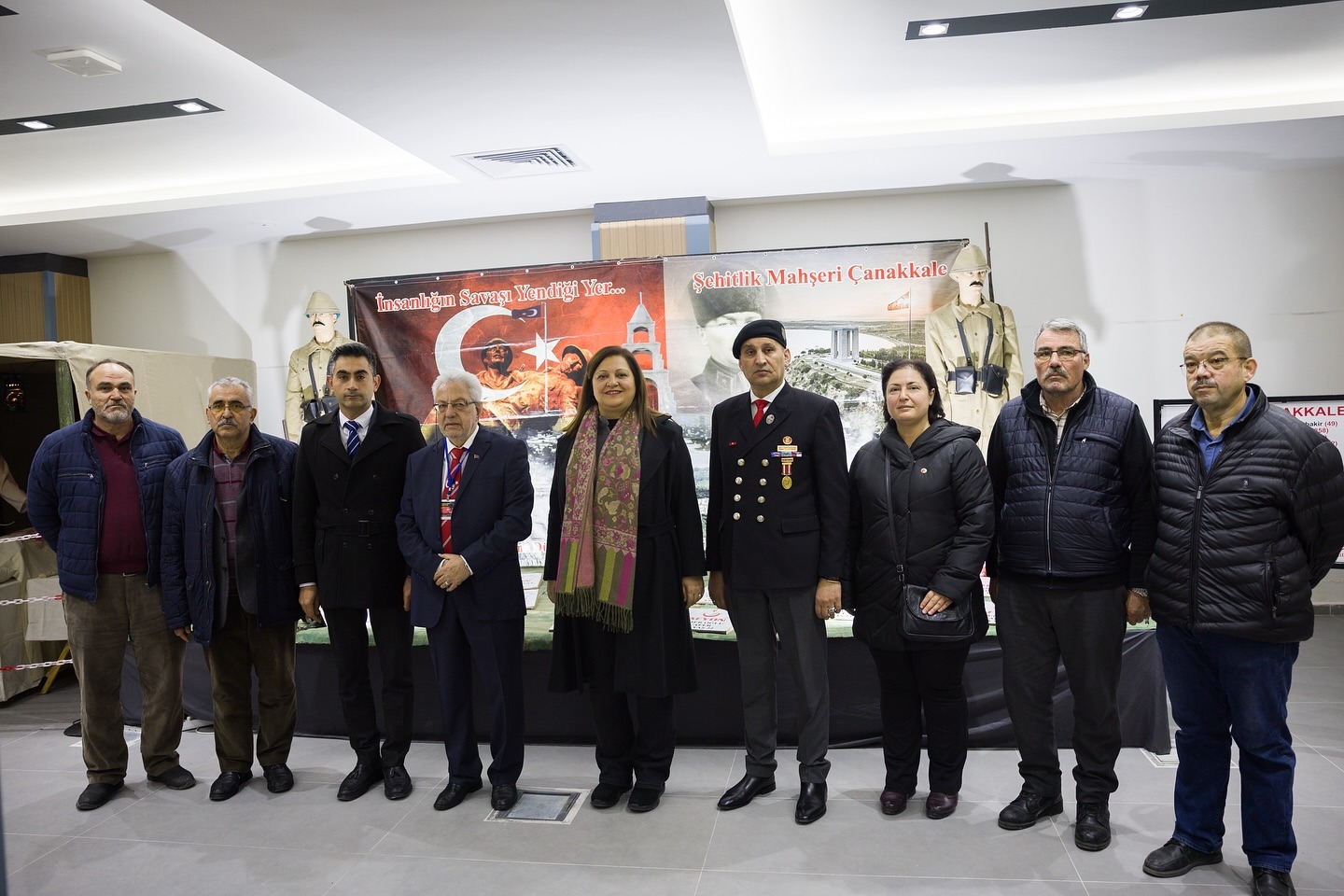 BAŞKAN KÖKSAL, GEZİCİ ÇANAKKALE MÜZESİ'Nİ ZİYARET ETTİ