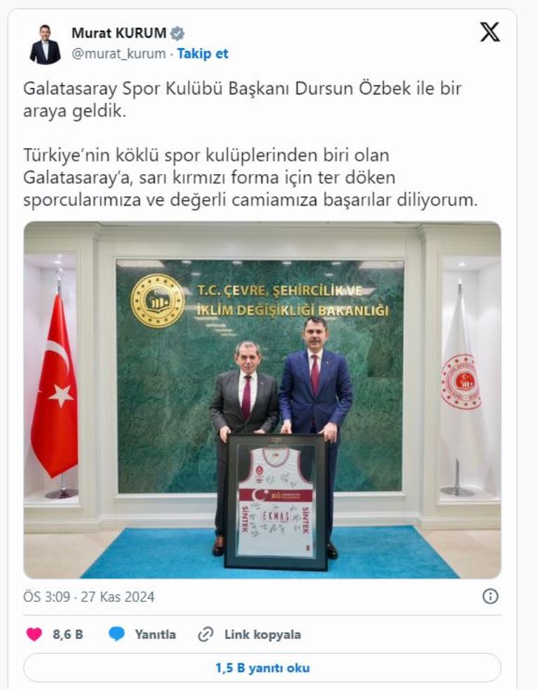 ÖZBEK VE KURUM BİR ARAYA GELDİ