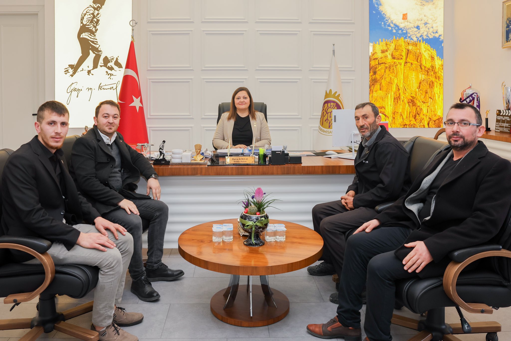 CHP Çay İlçe Başkanlığı’ndan Başkan Köksal’a Ziyaret: Başkan Köksal, Ziyaret İçin Teşekkür Etti