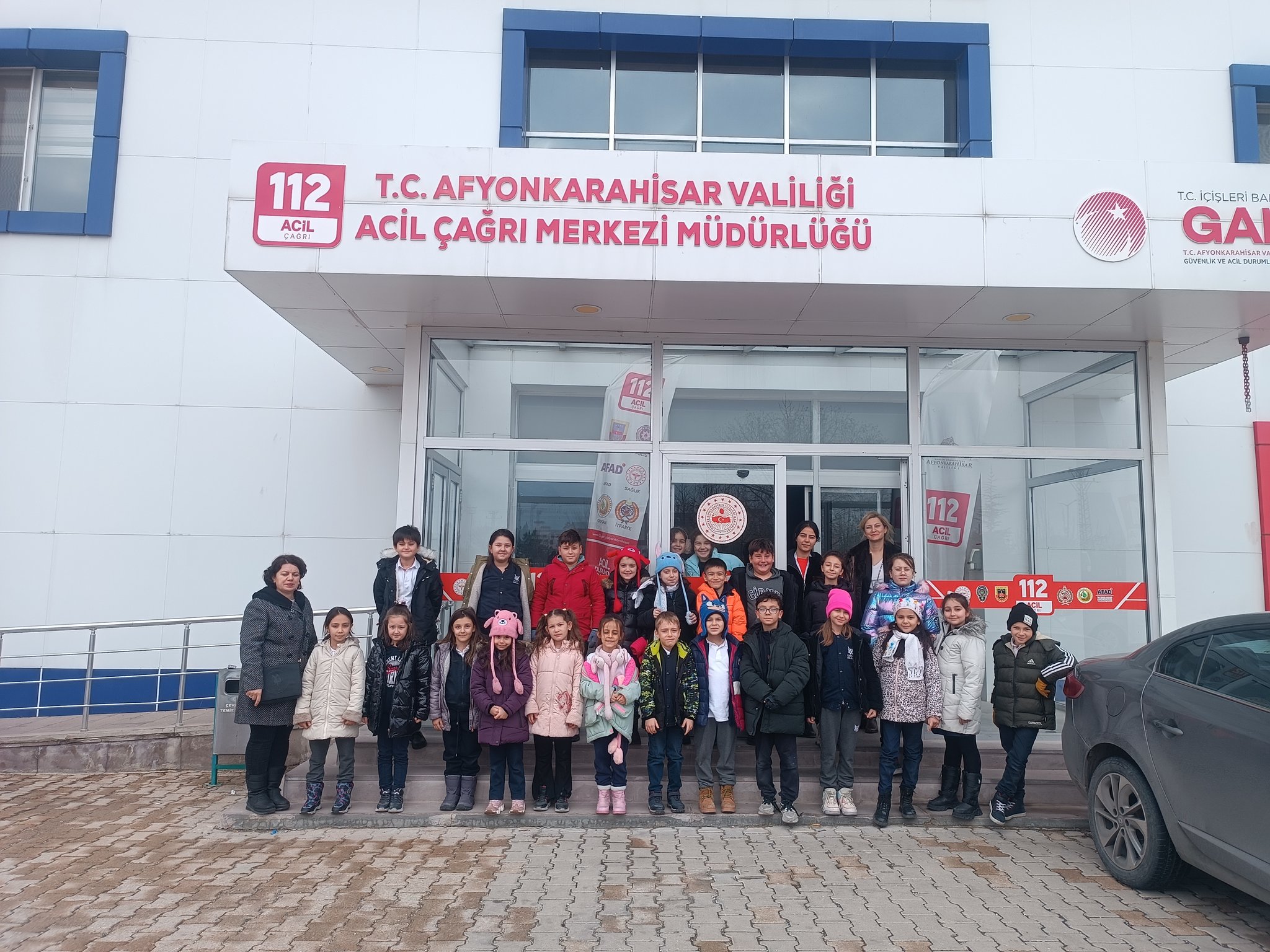 Minik Kalpler 112 Acil Çağrı Merkezi’ni Ziyaret Etti