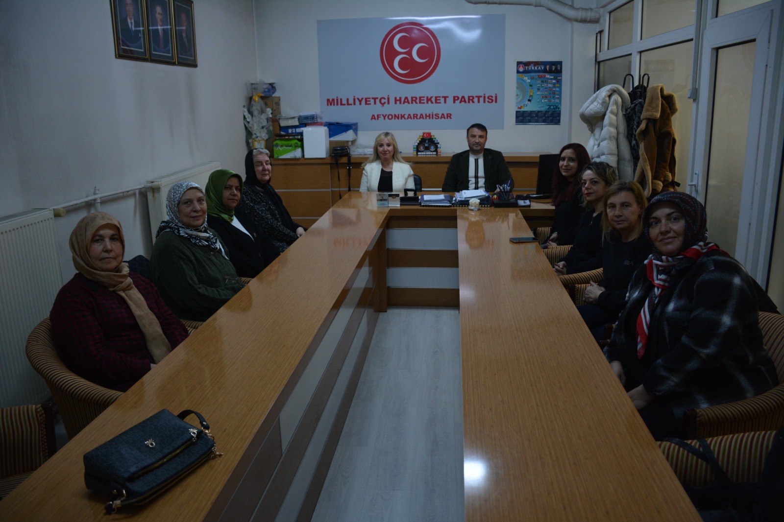 KAÇEP Üyeleri MHP İl Başkanı Kahveci ile Toplantıda Buluştu