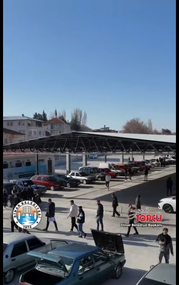 Dinar Açık Oto Pazarı Hizmete Girdi