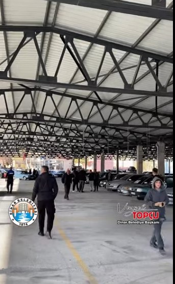 Dinar Açık Oto Pazarı Hizmete Girdi