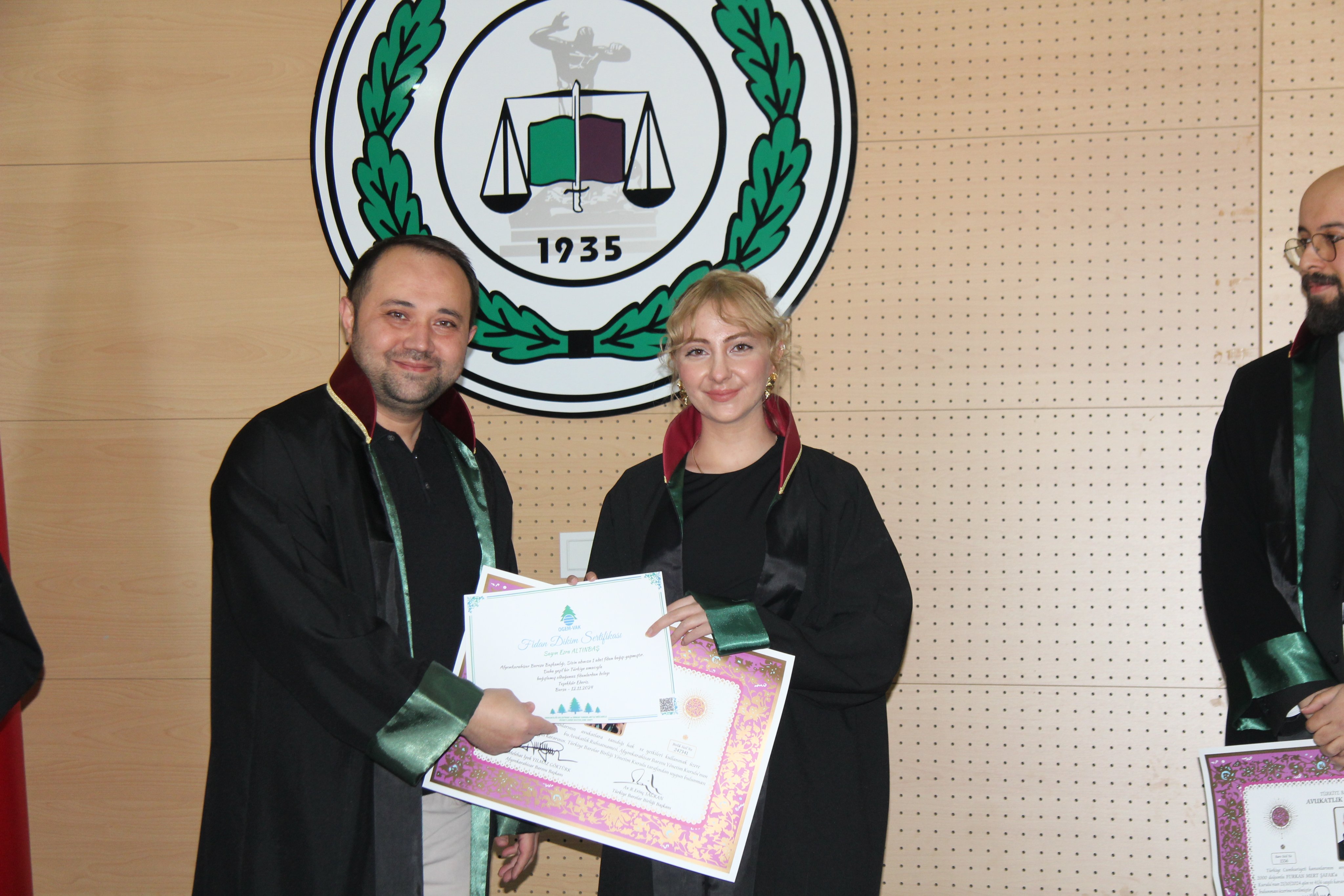 Baro Başkanı Göktürk, Yeni Avukatlara Başarı Diledi