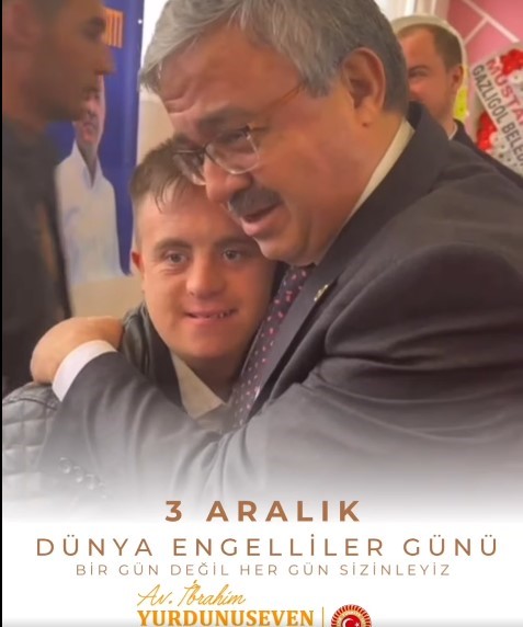 Milletvekili Yurdunuseven'den 3 Aralık Dünya Engelliler Günü Mesajı