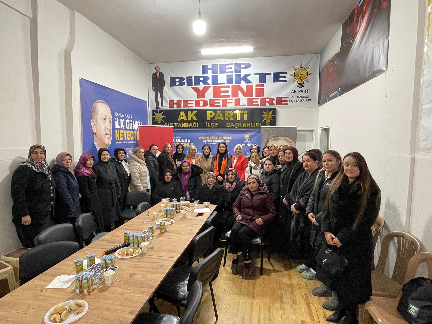AK PARTİ İLÇE KADIN KOLLARI KONGRESİ SULTANDAĞI’NDA BAŞLADI