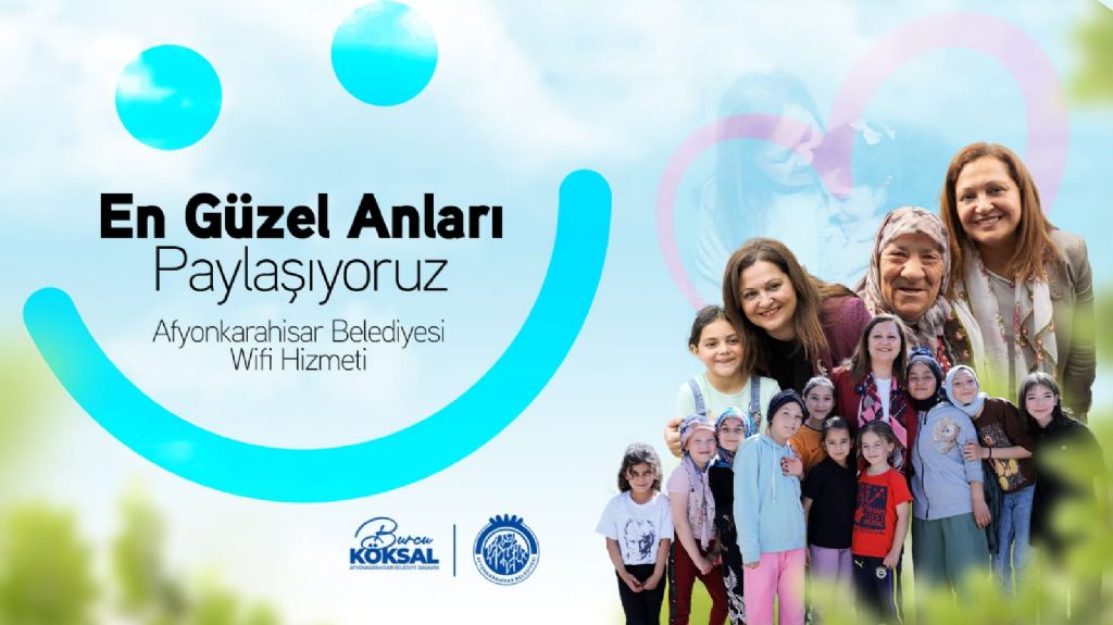 AFYONKARAHİSAR BELEDİYESİ'NDEN ÜCRETSİZ Wİ-Fİ HİZMETİ