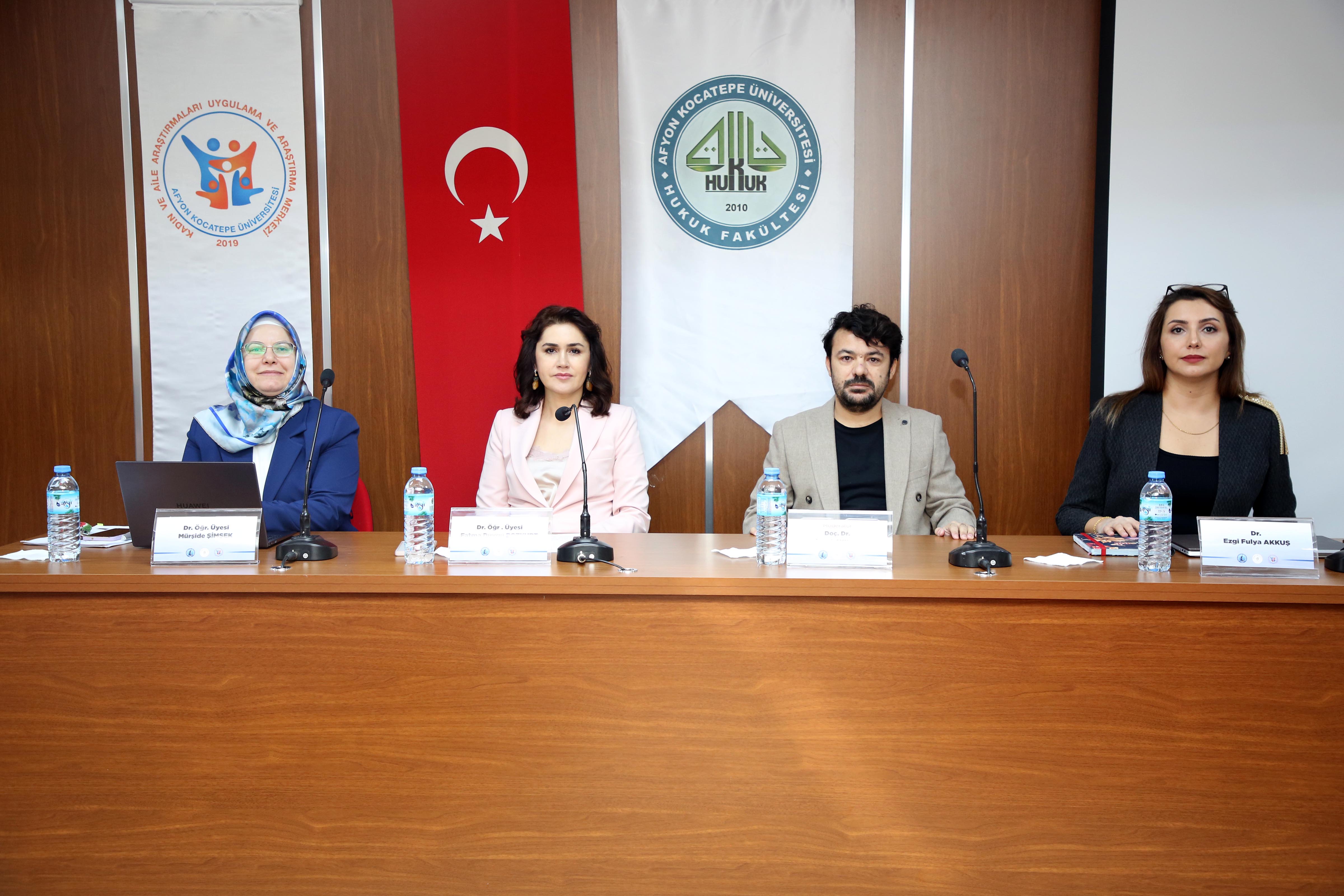 AKÜ Hukuk Fakültesinde “Kadın Hakları” Paneli Gerçekleştirildi