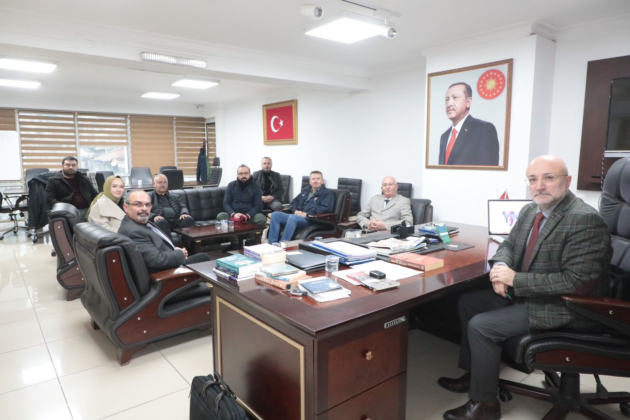 VETERİNER HEKİMLER ODASI BAŞKANI UÇAR'DAN, BAŞKAN ŞAHİN'E ZİYARET
