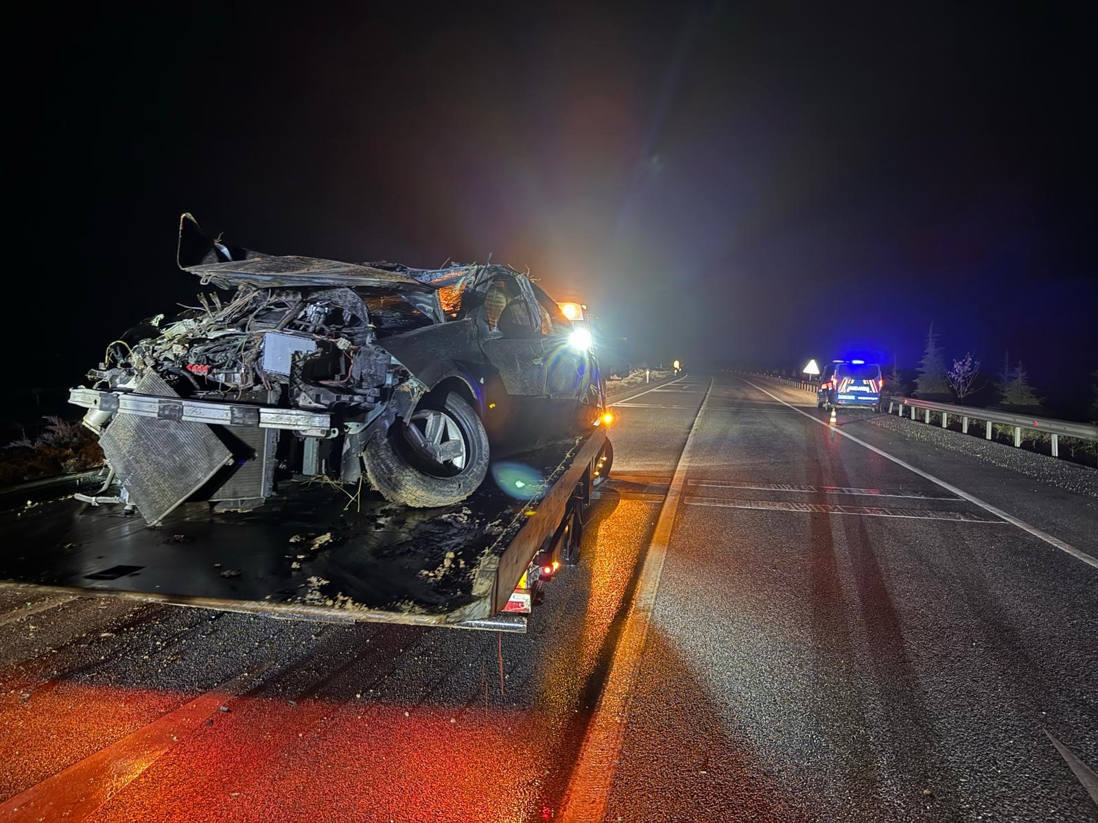 Feci kaza can aldı! Takla atan otomobilde 1 kişi yaşamını yitirdi