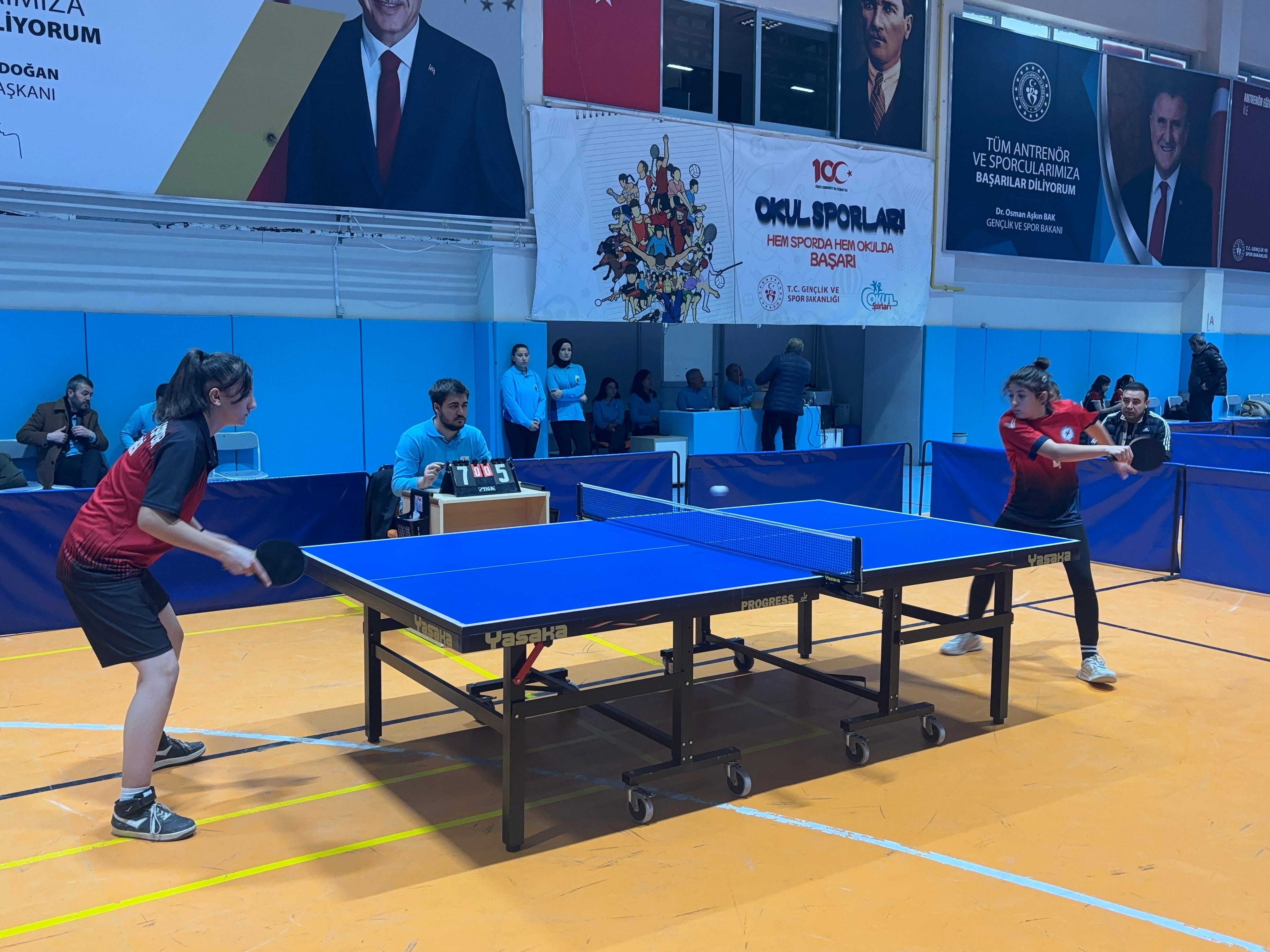 Okul Sporları Genç Kızlar İl Birinciliği Masa Tenisi Müsabakaları Sona Erdi!  Dereceye Giren Okullar ve Sporculara Ödülleri Verildi