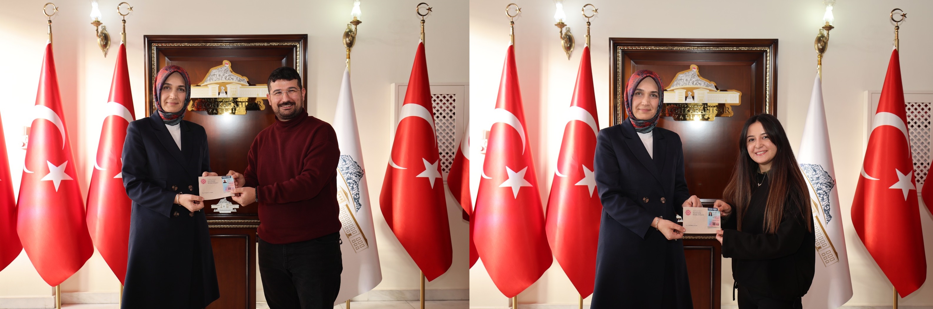 Basın Kartlarını Devlet Ana Takdim Etti