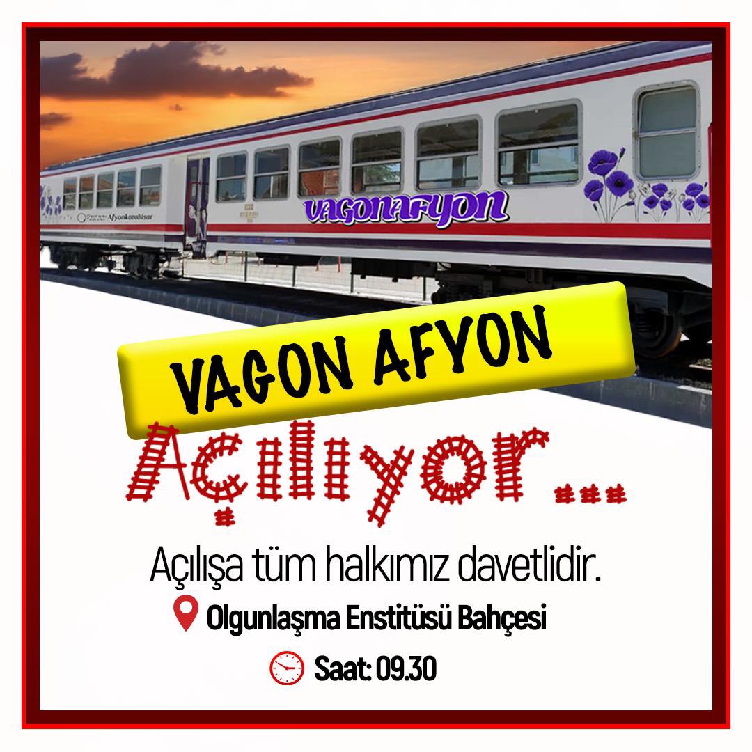 VAGON AFYON CAFE YARIN AÇILIYOR
