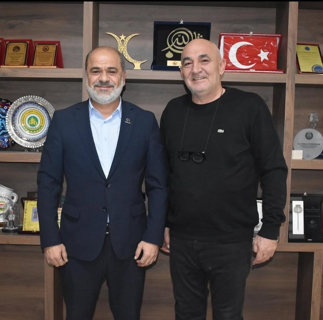 Başkan Mühsürler’in  Misafiri Başkan İşlek Oldu