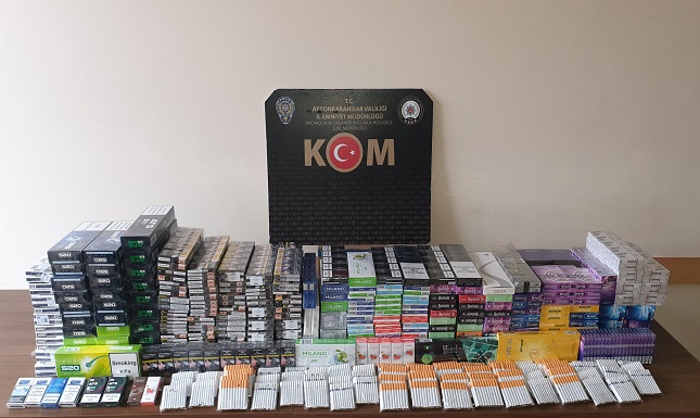 KAÇAK SİGARA VE MAKARON SATIŞI YAPAN ŞÜPHELİ TUTUKLANDI