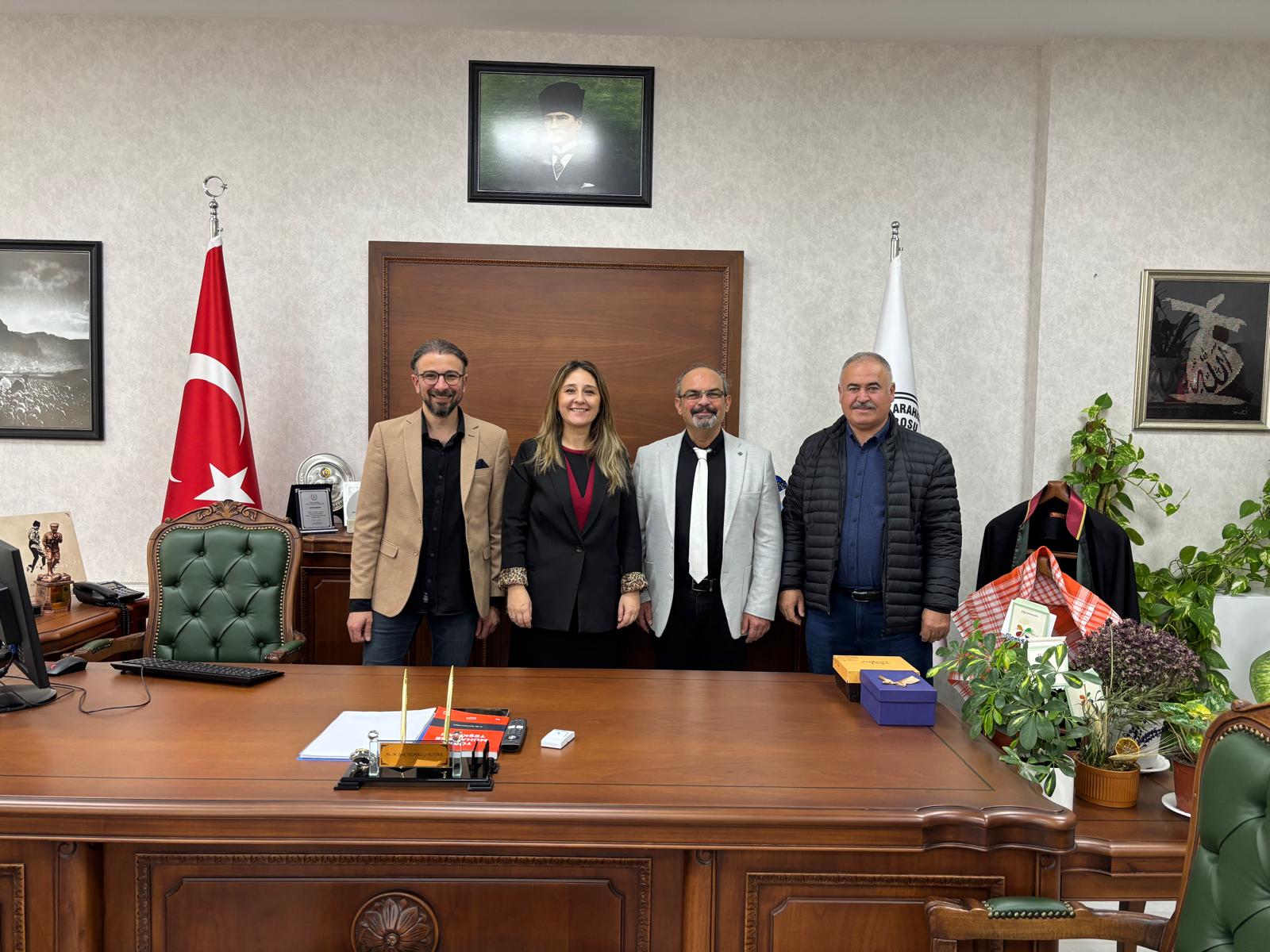 Veteriner Hekimlerden Baro Başkanı Göktürk’e Ziyaret 