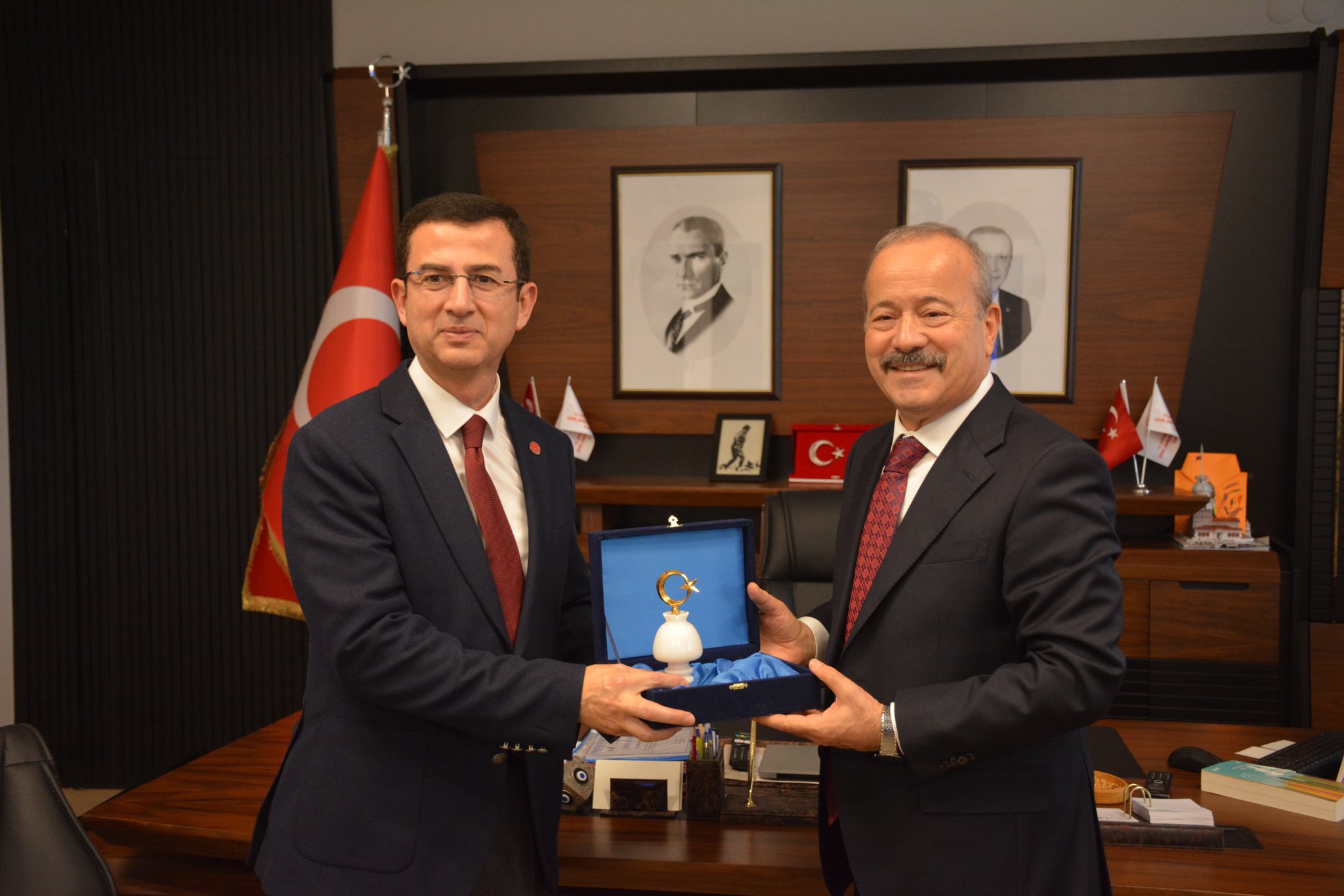 TAYTAK: ÇEVRE, ŞEHİRCİLİK VE İKLİM DEĞİŞİKLİĞİ İL MÜDÜRÜ MERİH KARAYOL'U ZİYARET ETTİ